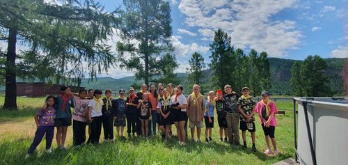 Лагерьде чаптанчыг үелер