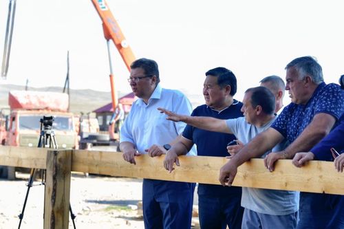 Кызылдың 8 дугаар школазында.