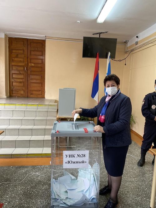 Кызыл хоорайныӊ Баштыӊы Ирина Казанцева – идепкейлиг соӊгукчу.