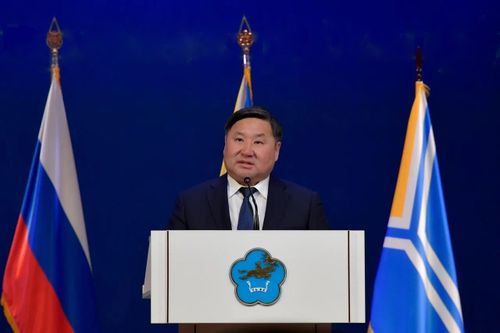 Тываның Баштыңының Дээди Хуралга Айыткалын парламентиниң бирги ээлчеглиг сессия хуралынга дыңнаар