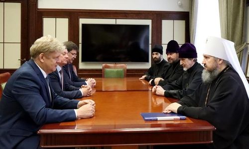 Анатолий Серышев и митрополит Новосибирский и Бердский Варфоломей обсудили совместную реализацию социально значимых проектов