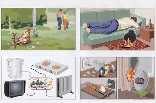 Кышкы үеде өрттен камгалал