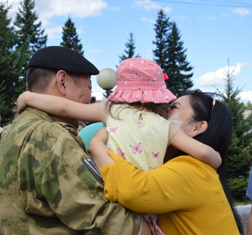 Росгвардияның дайынчылары чанып келген.