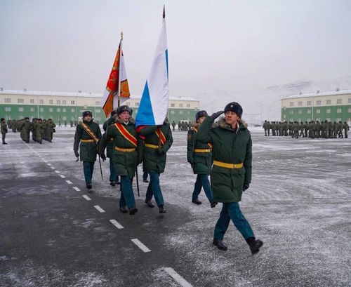 55-ки бригадага ''гвардейжи'' хүндүлүг атты тыпсыр