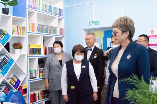 Кызыл кожуунда модельдиг библиотека ажыттынган.