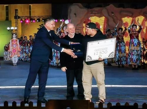 Узбекистанга болган делгей фестивалынга тыва тоолчу тиилээн