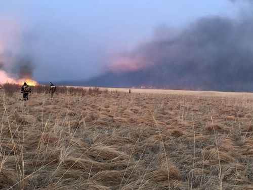 Тес-Хем биле Өвүр девискээриниң аразында өрт