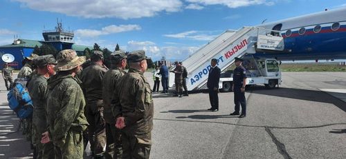 Донбассче Тывадан шериглер аъттаныпкан