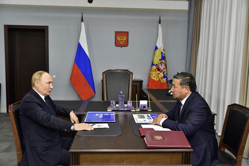 Тывага Президент В. Путин кээп чораан