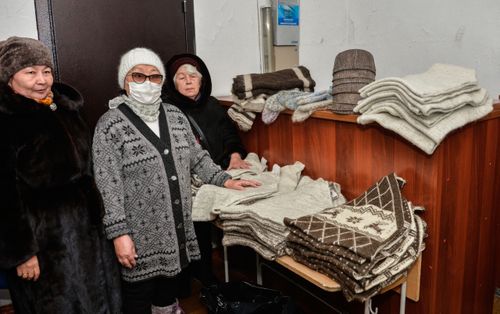 Дайынчыларга Чаа чылдың белектери