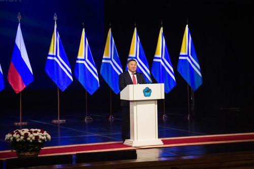 Тыва Республиканың Баштыңы В.Т. Ховалыгның Тыва Республиканың Дээди Хуралынга (парламентизинге) АЙЫТКАЛЫ