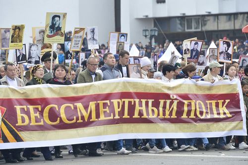 Тиилелге хүнүнде «Өлүм чок полк» акциязы Кызылга болур