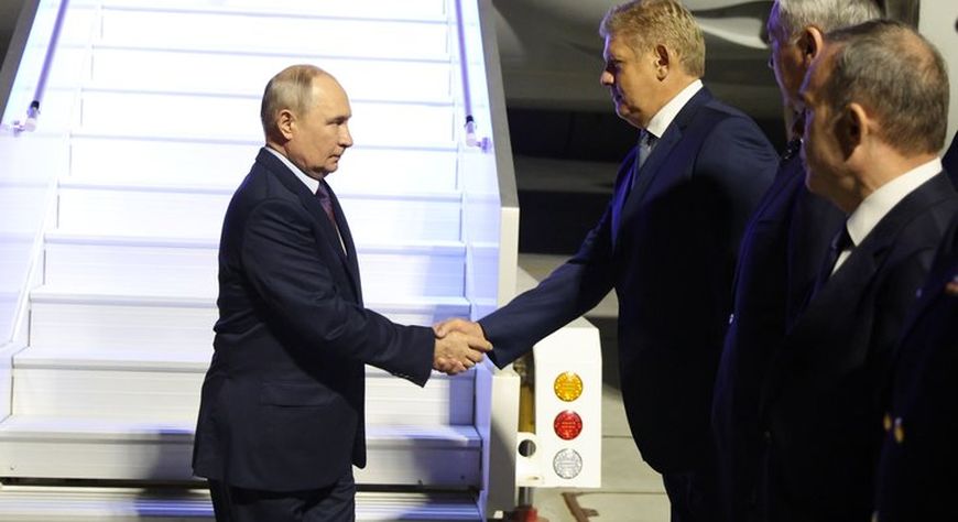 Владимир Путин Новосибирск облазынга ажыл-албан аайы-биле чорда Анатолий Серышев үдээн